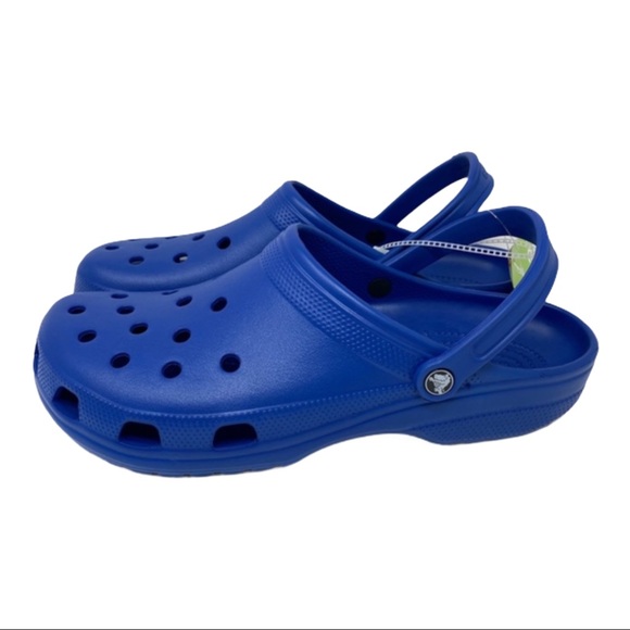 Mens Crocs Classic Clogs Jean Roomy Sandals - Picture 2 of 5